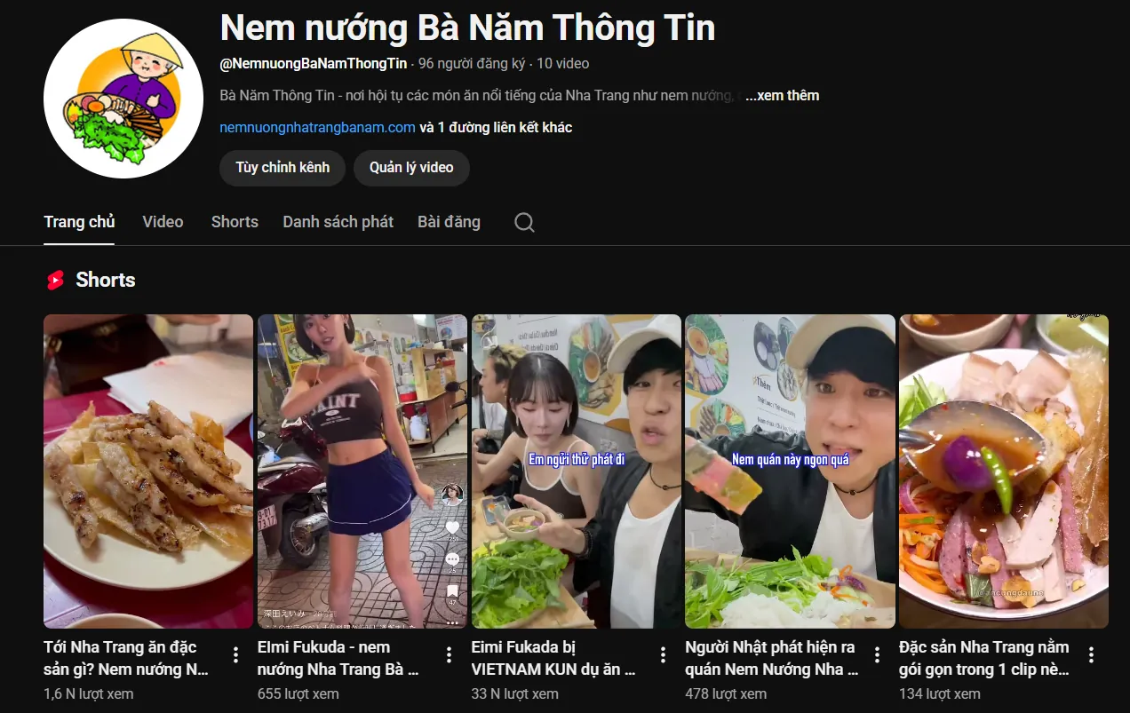 YouTube channel
